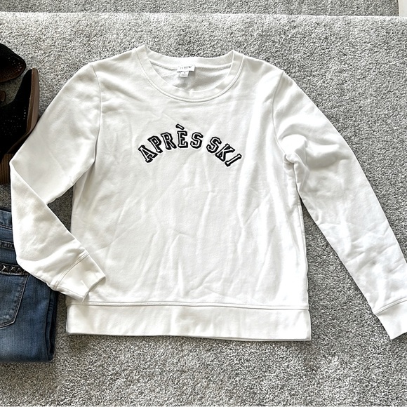 J. Crew Après Ski Pullover Sweatshirt - Picture 3 of 7